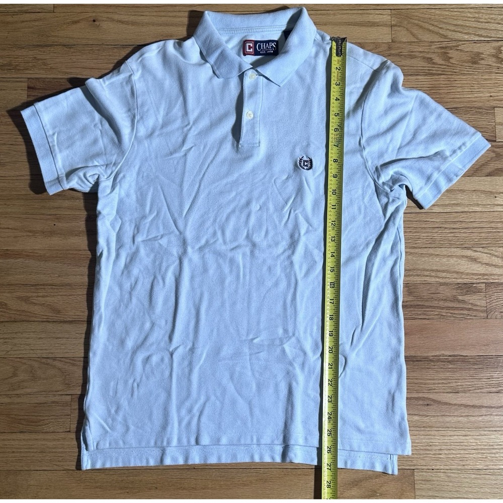 Chaps Polo Shirts for Men Blue Size M